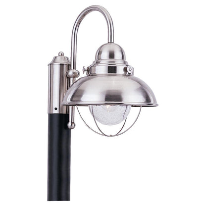 Generation Lighting Sebring One Light Outdoor Post Lantern Brushed Stainless