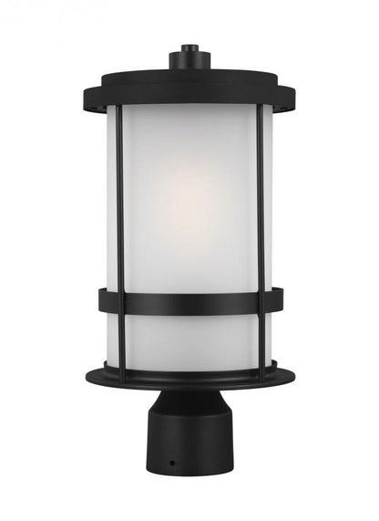 Generation Lighting Wilburn One Light Outdoor Post Lantern Black