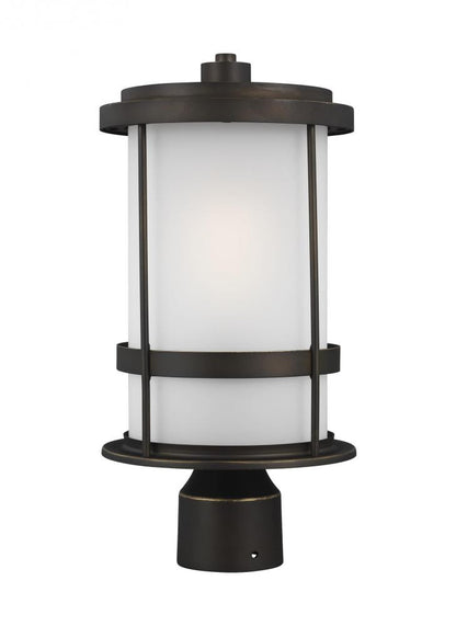 Generation Lighting Wilburn One Light Outdoor Post Lantern Antique Bronze