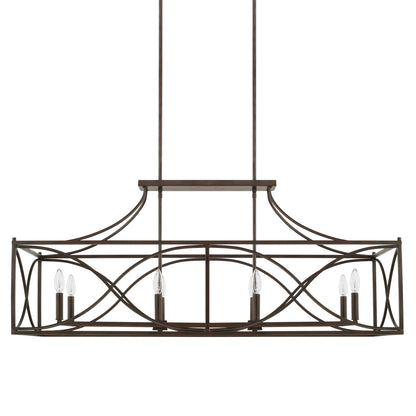 Capital Tybee 8-Light Linear Chandelier