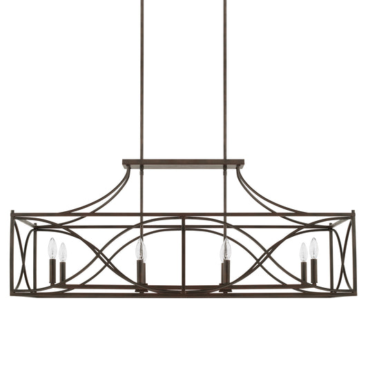 Capital Tybee 8-Light Linear Chandelier