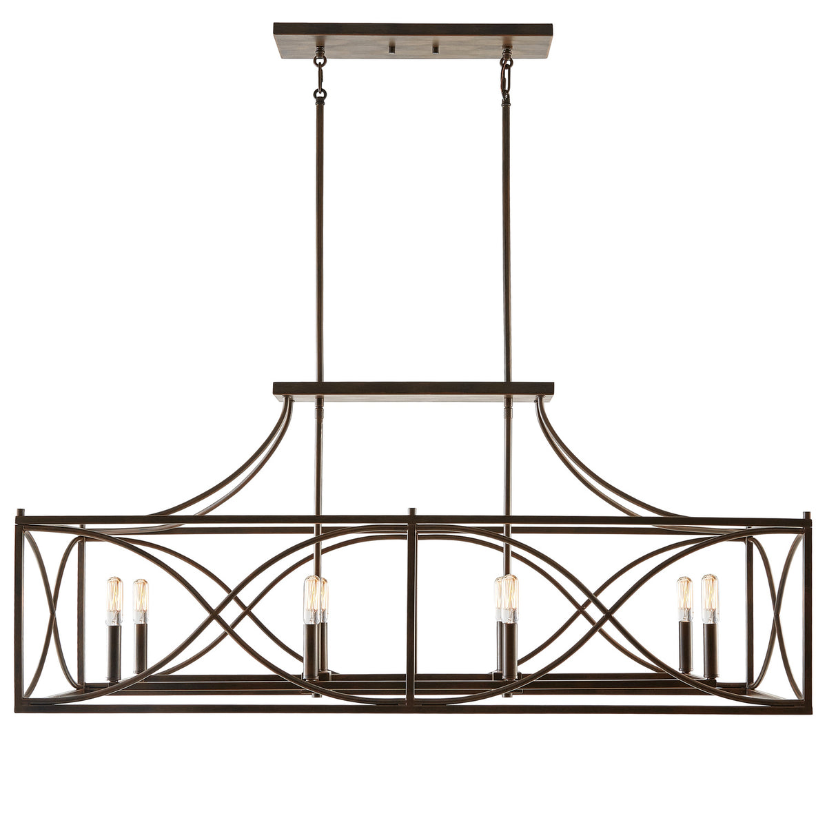 Tybee 8-Light Linear Chandelier