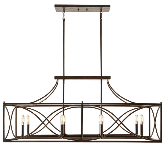 Tybee 8-Light Linear Chandelier