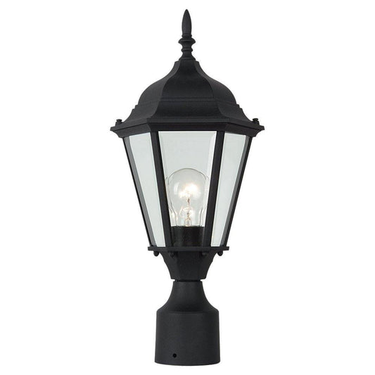 Generation Lighting Bakersville One Light Outdoor Post Lantern Black