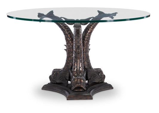 Maitland-Smith Cete Dining Table in Aged Bronze