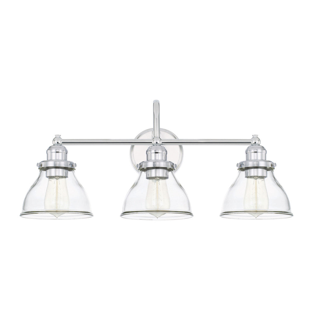 Baxter 3-Light Vanity - Matte Black