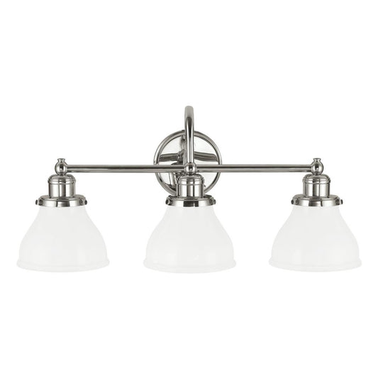 Capital Baxter Vanity Light Polished Nickel