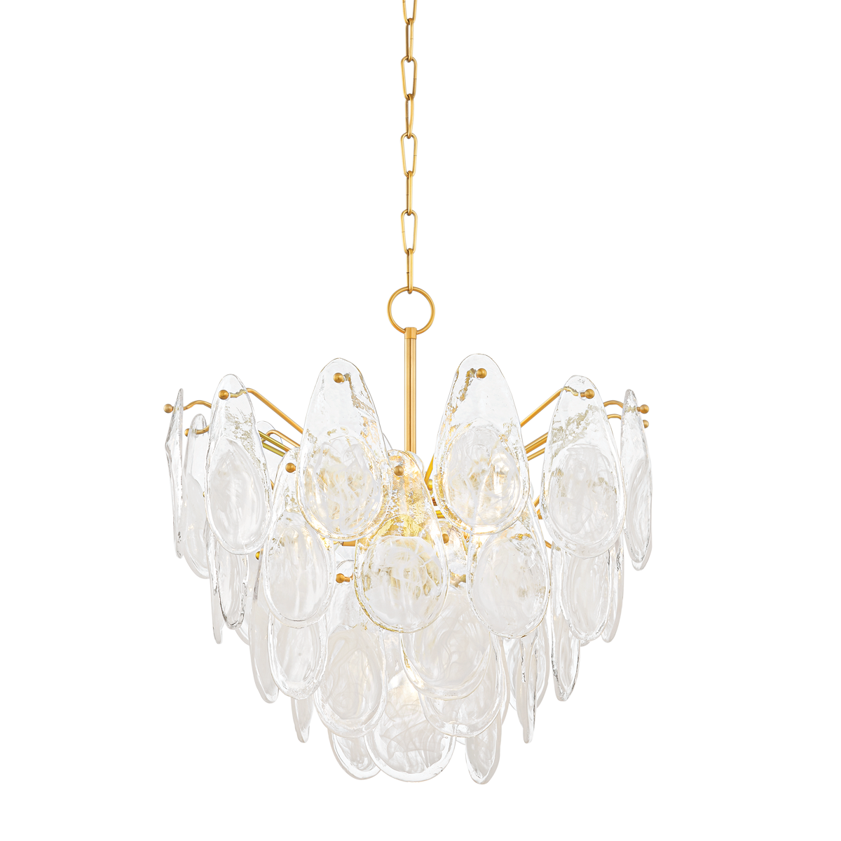 Hudson Valley Darcia 7-Light Chandelier Aged Brass
