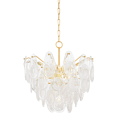 Hudson Valley Darcia 7-Light Chandelier Aged Brass