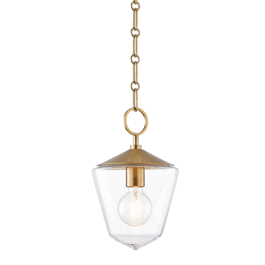 Hudson Valley Greene Pendant Antique Brass