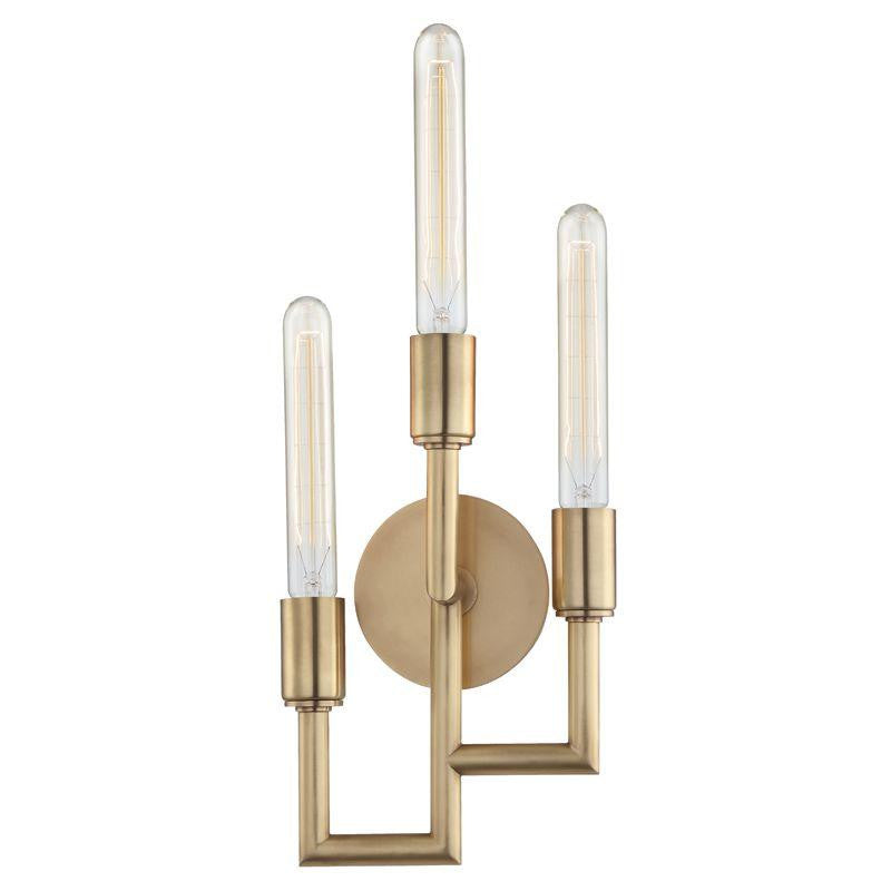 Hudson Valley Angler Wall Sconce Antique Brass
