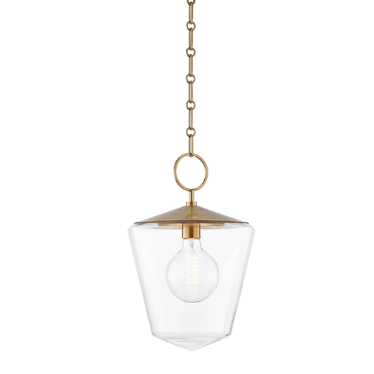 Hudson Valley Greene Pendant Antique Brass