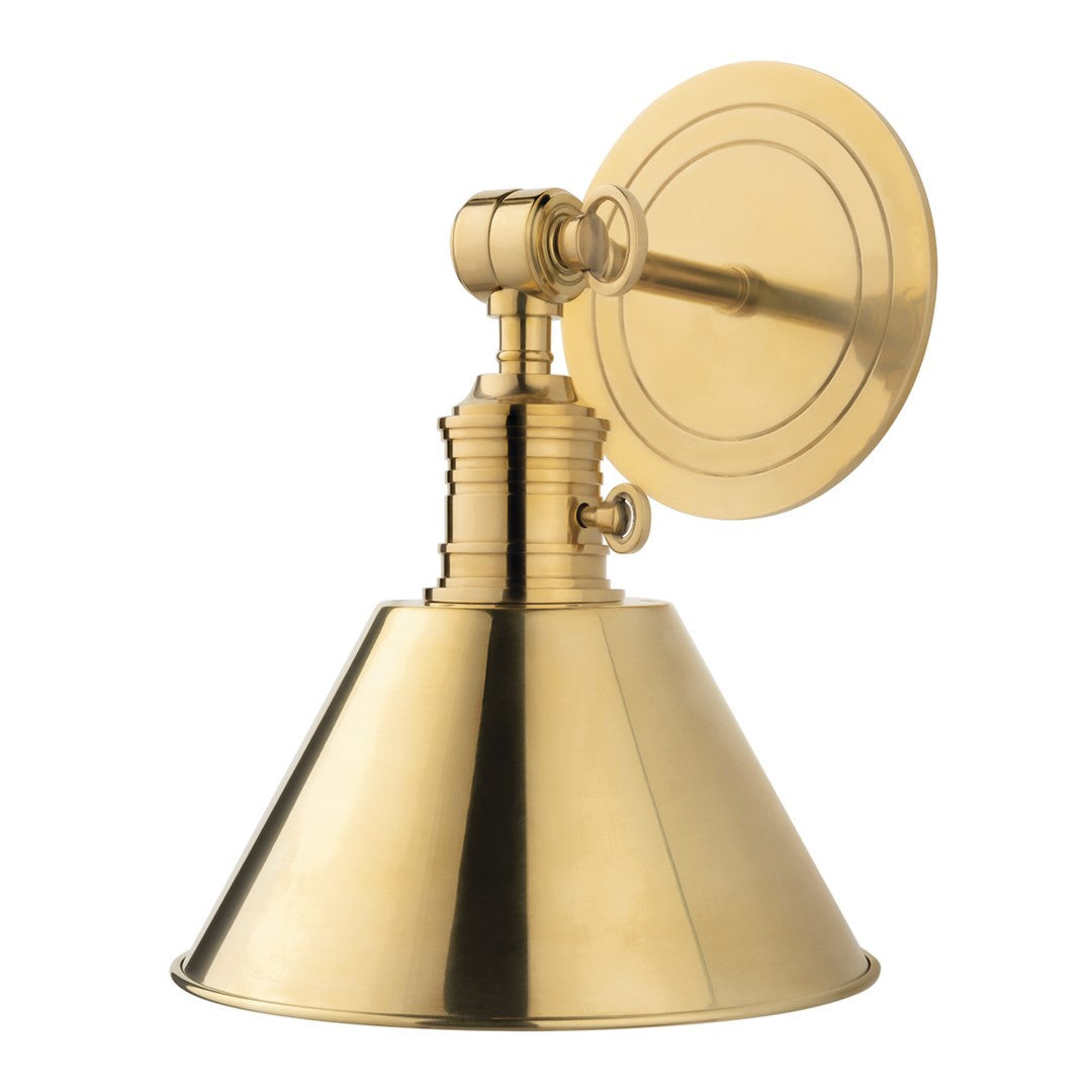 Hudson Valley Garden City Wall Sconce Antique Brass