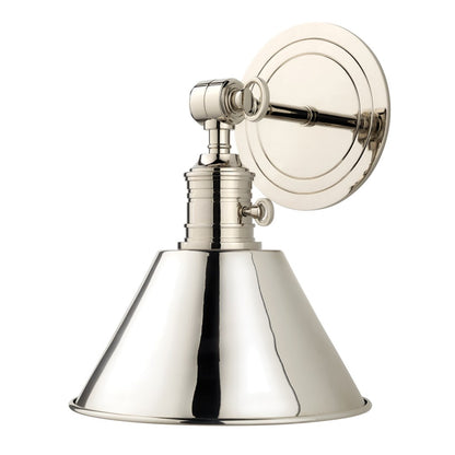 Hudson Valley Garden City Wall Sconce Polished Nickel
