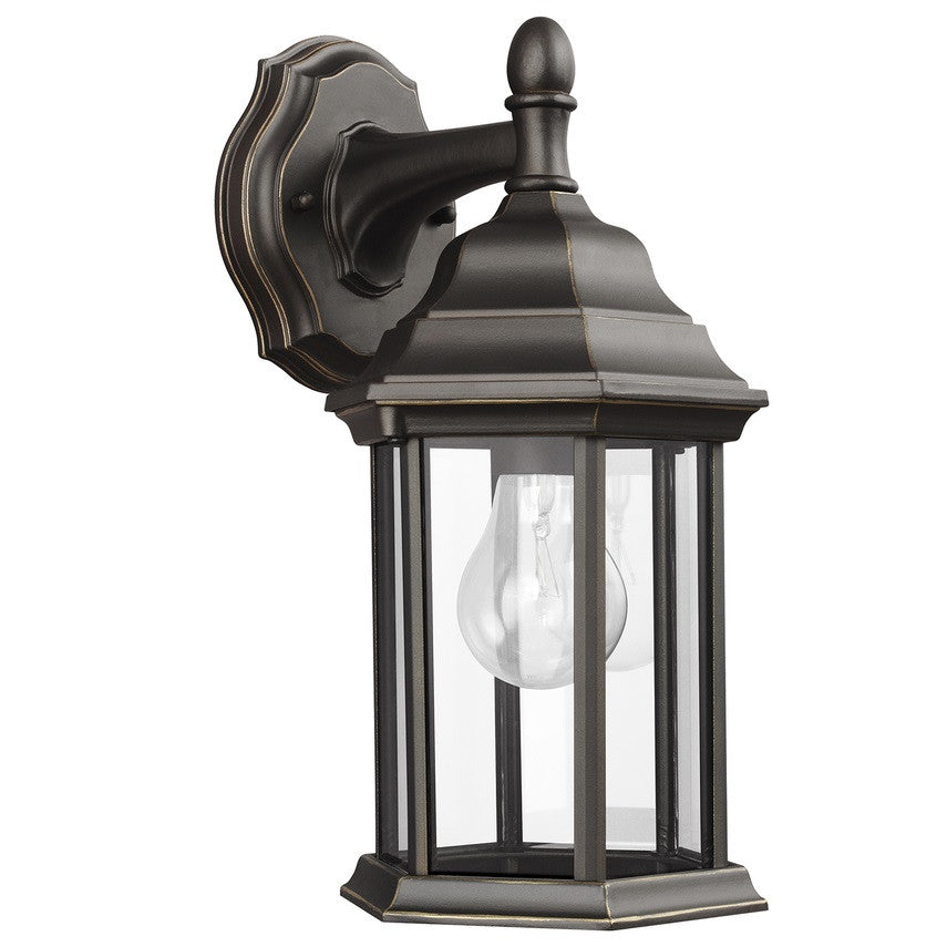 Generation Lighting Sevier Small One Light Downlight Outdoor Wall La Antique Bronze