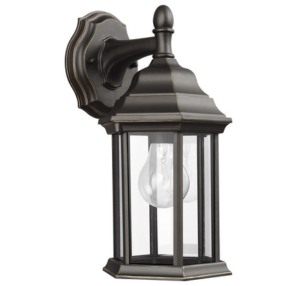 Generation Lighting Sevier Small One Light Downlight Outdoor Wall La Antique Bronze