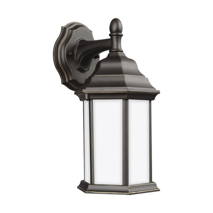 Generation Lighting Sevier Small One Light Downlight Outdoor Wall La Antique Bronze