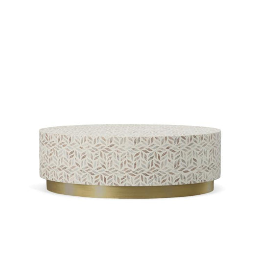 Stone Inlay Coffee Table
