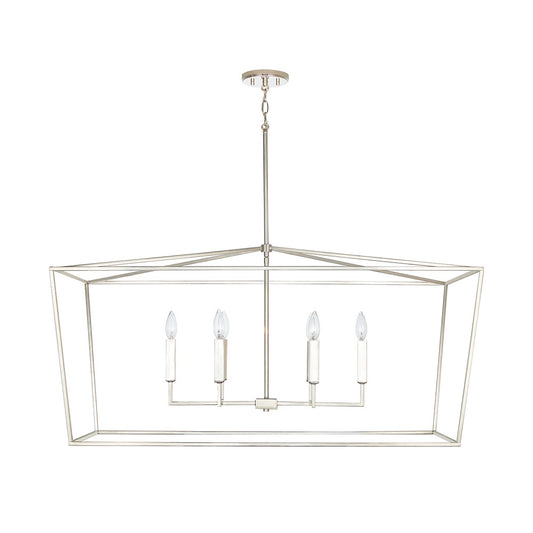 Capital Thea Linear Chandelier Polished Nickel