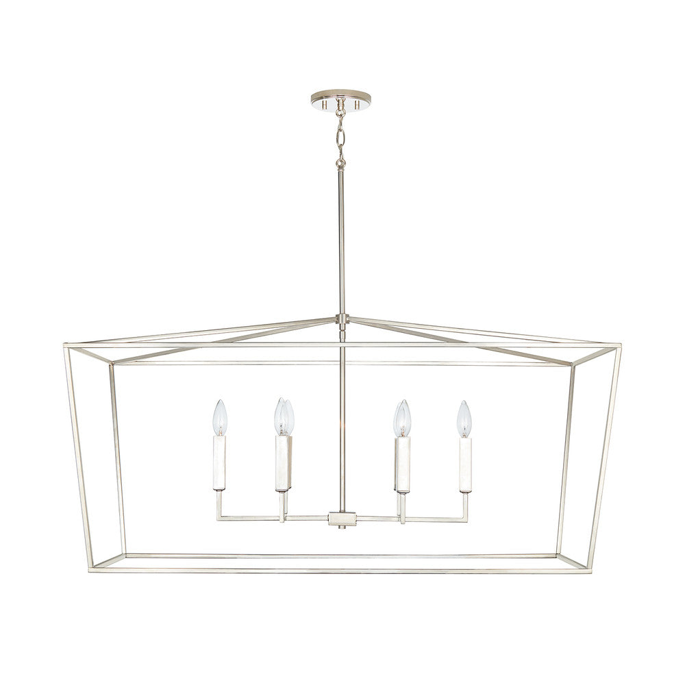 Thea Linear Chandelier - Matte Black