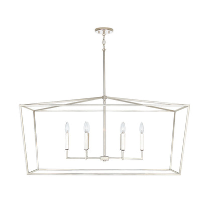 Thea Linear Chandelier - Matte Black
