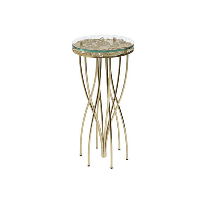 Maitland-Smith Coastal Side Table Brass