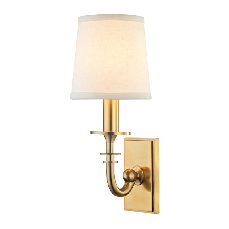 Hudson Valley Carroll Wall Sconce Antique Brass