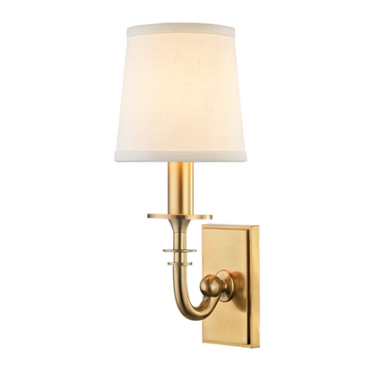 Hudson Valley Carroll Wall Sconce Antique Brass