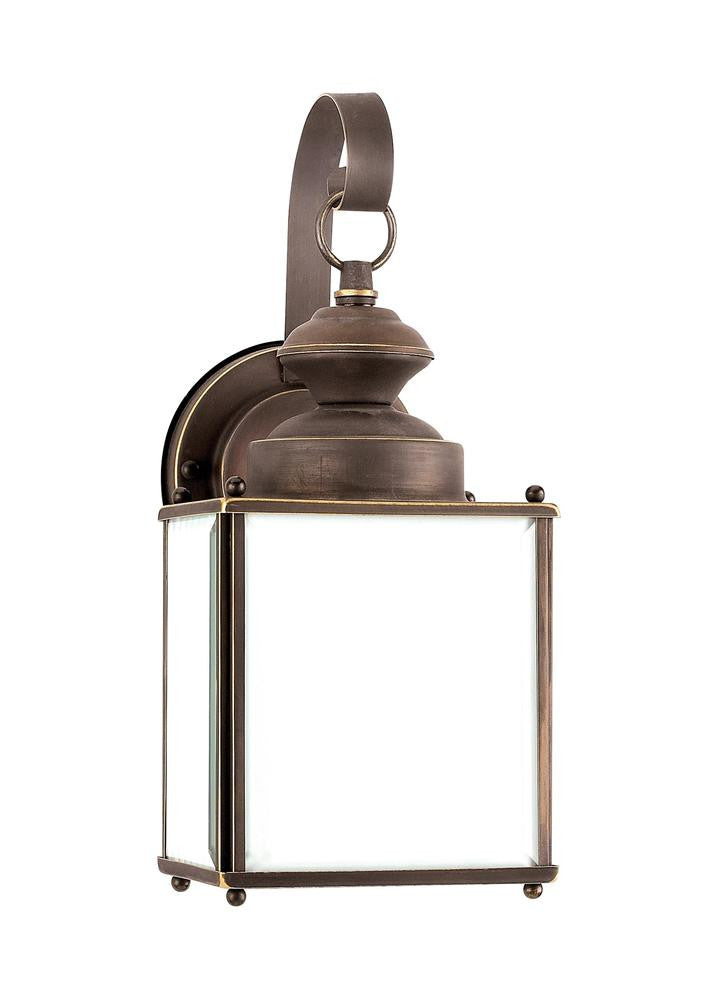 Generation Lighting Jamestowne One Light Outdoor Wall Lantern Antique Bronze