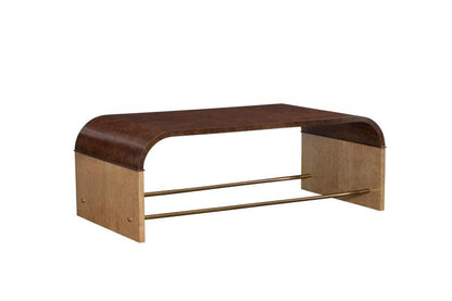 Maitland-Smith Jaguar Cocktail Table Walnut