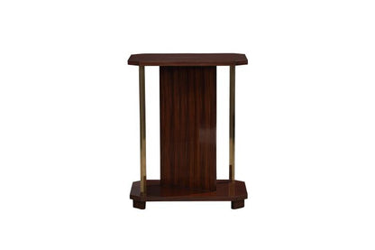 Maitland-Smith Beirut Side Table Brown