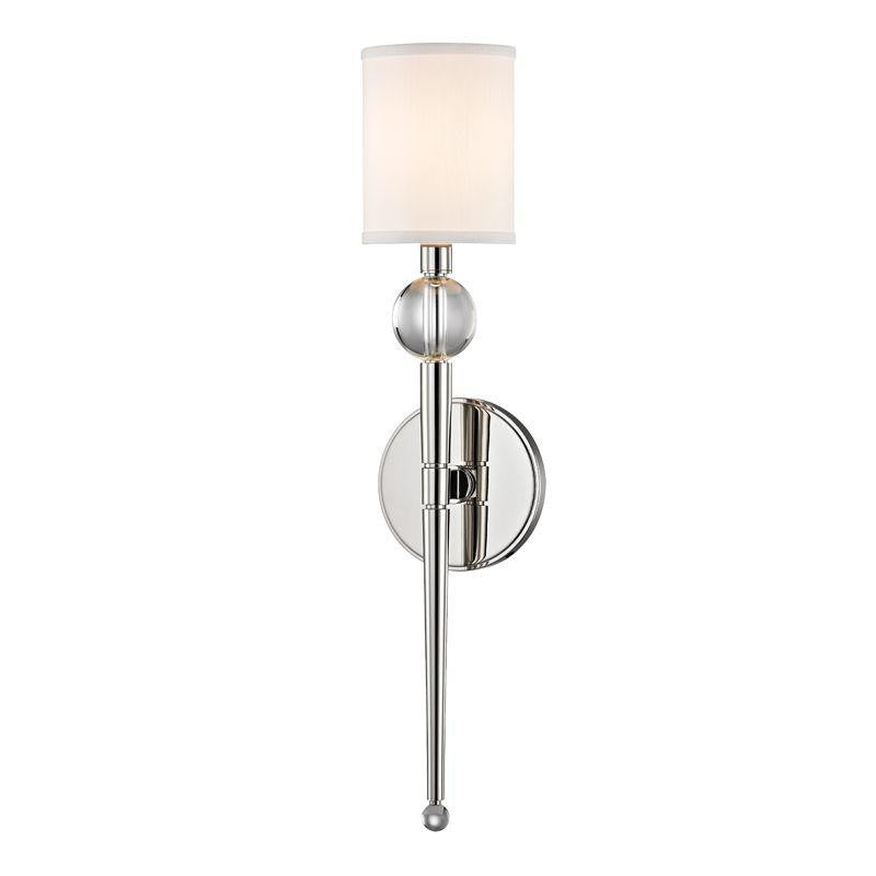 Hudson Valley Rockland Wall Sconce Polished Nickel