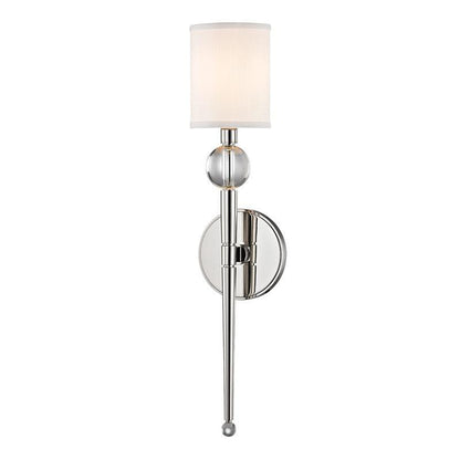 Hudson Valley Rockland Wall Sconce Polished Nickel