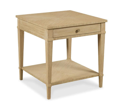 Maitland-Smith Bermuda Side Table cerused oak