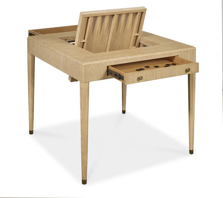 Maitland-Smith Karina Game Table cerused oak