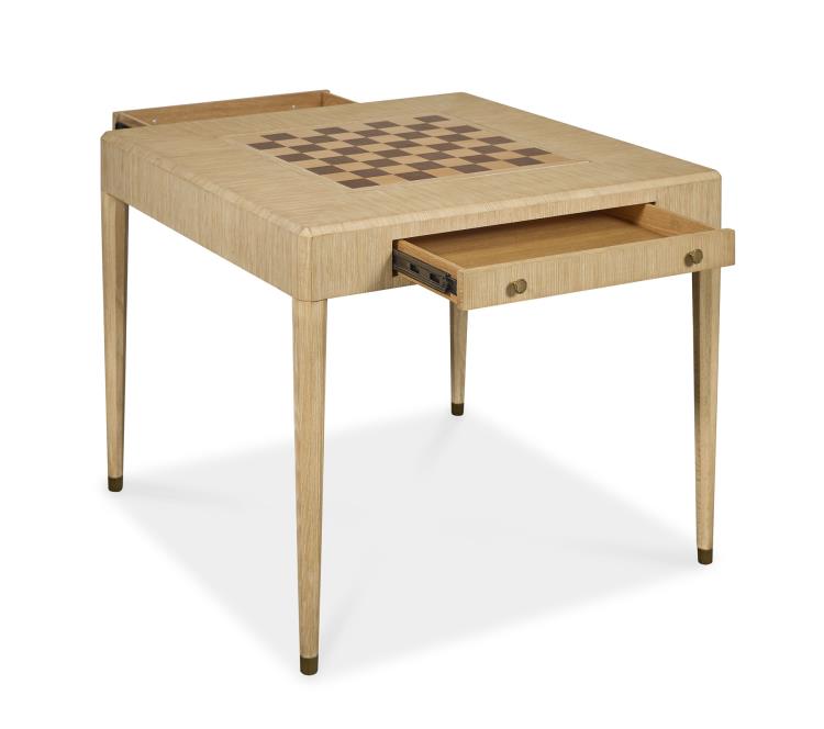 Maitland-Smith Karina Game Table cerused oak