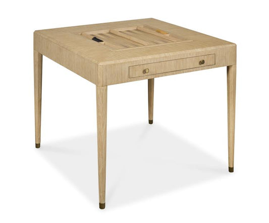 Maitland-Smith Karina Game Table cerused oak