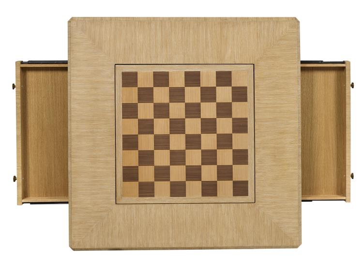 Maitland-Smith Karina Game Table cerused oak