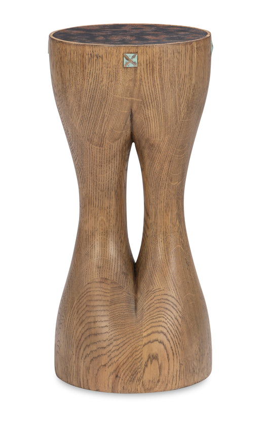 Maitland-Smith Zulu Drink Table in Bronze