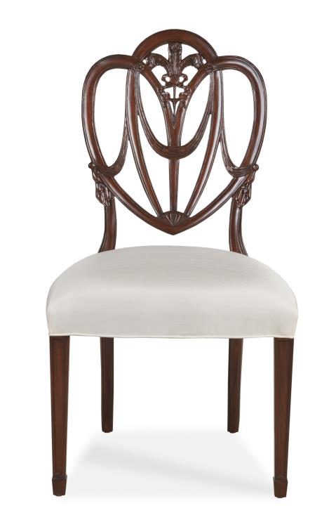 Heart Side Chair Pearl