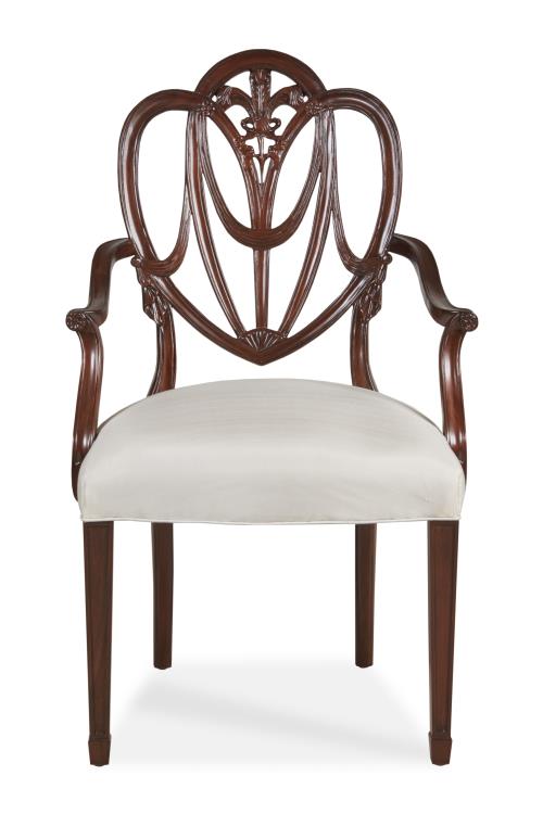 Heart Arm Chair Pearl