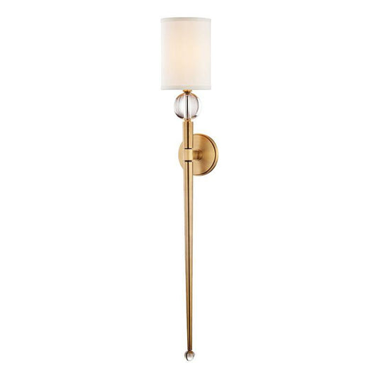 Hudson Valley Rockland Wall Sconce Aged Brass
