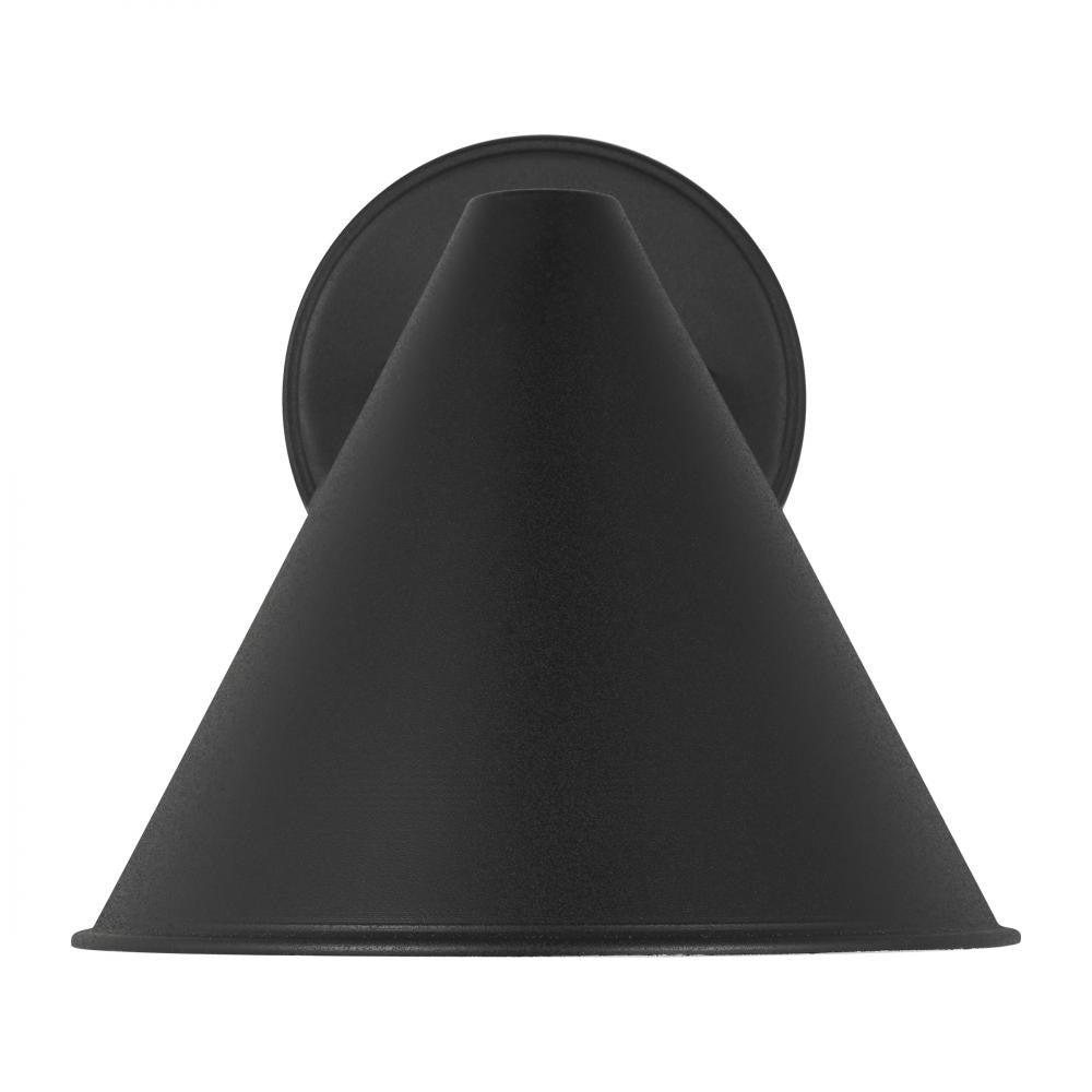 Generation Lighting Crittenden Small One Light Outdoor Wall Lantern Black