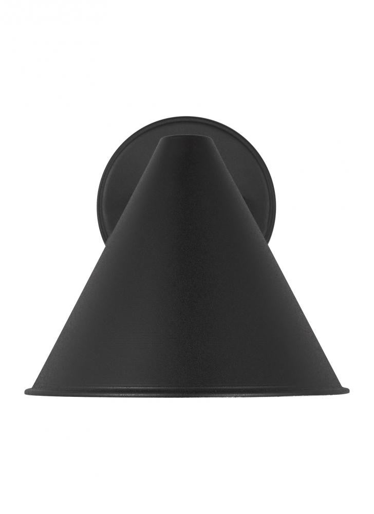 Generation Lighting Crittenden Small One Light Outdoor Wall Lantern Black