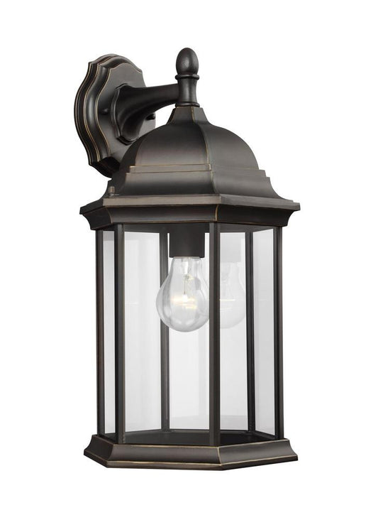 Generation Lighting Sevier Large One Light Downlight Outdoor Wall La Antique Bronze