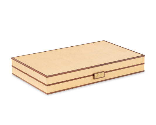Maitland-Smith Raffia Game Board in Brown