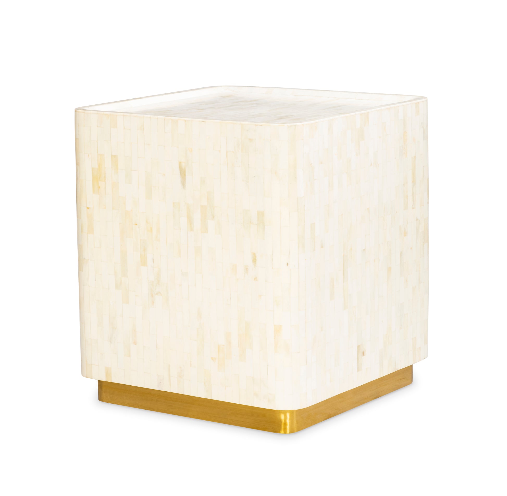 Maitland-Smith Bowie Lamp Table in Brass