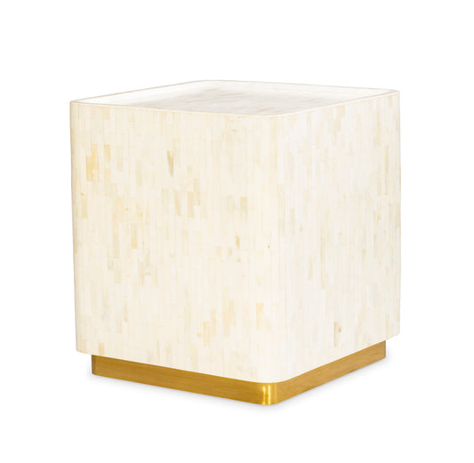 Maitland-Smith Bowie Lamp Table in Brass