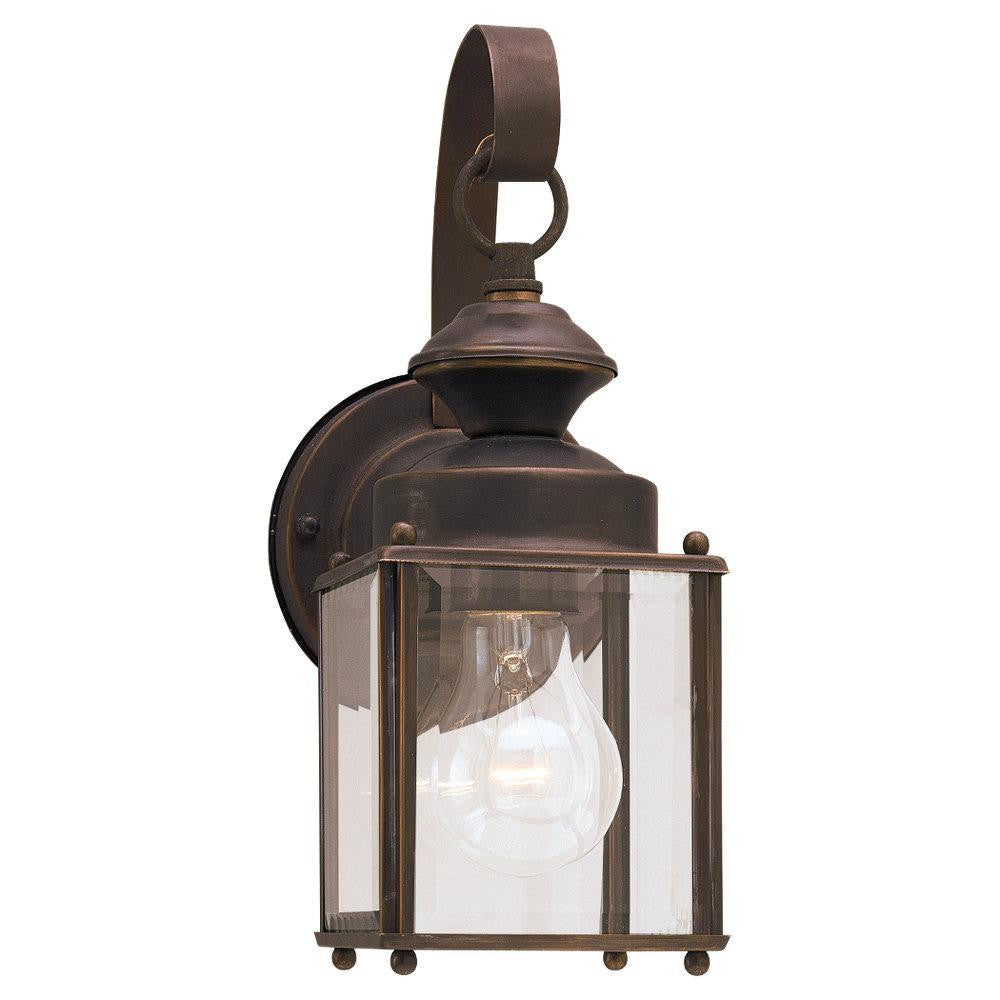 Generation Lighting Jamestowne One Light Outdoor Wall Lantern Antique Bronze
