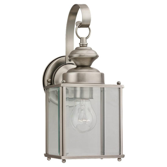 Generation Lighting Jamestowne One Light Outdoor Wall Lantern Antique Brushed Nickel
